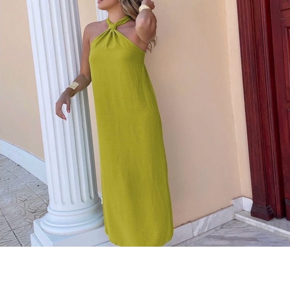 Commense Olive Maxi Dress